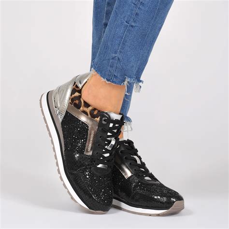 michael kors glitter sneakers|Michael Kors embellished sneakers.